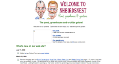 Desktop Screenshot of nhbirdsnest.com
